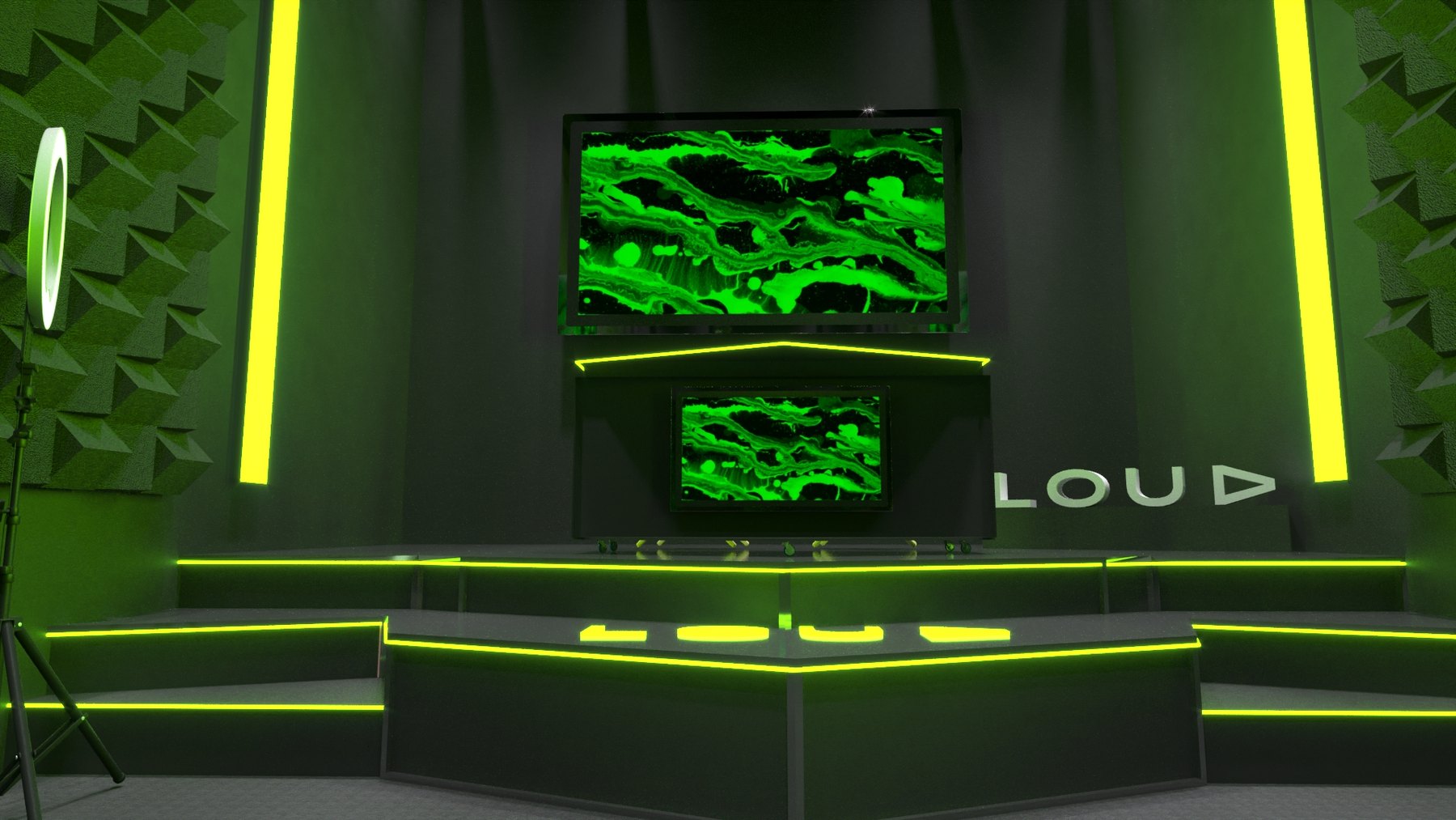 Estúdio LOUD: selva digital para transmissão gamer - imagem 3