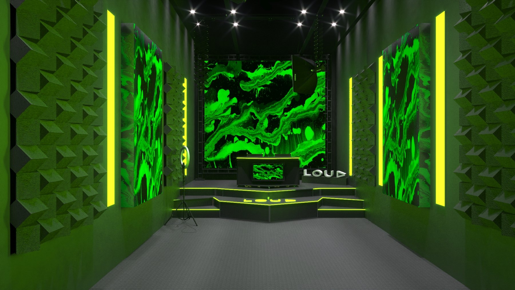 Estúdio LOUD: selva digital para transmissão gamer - imagem 5