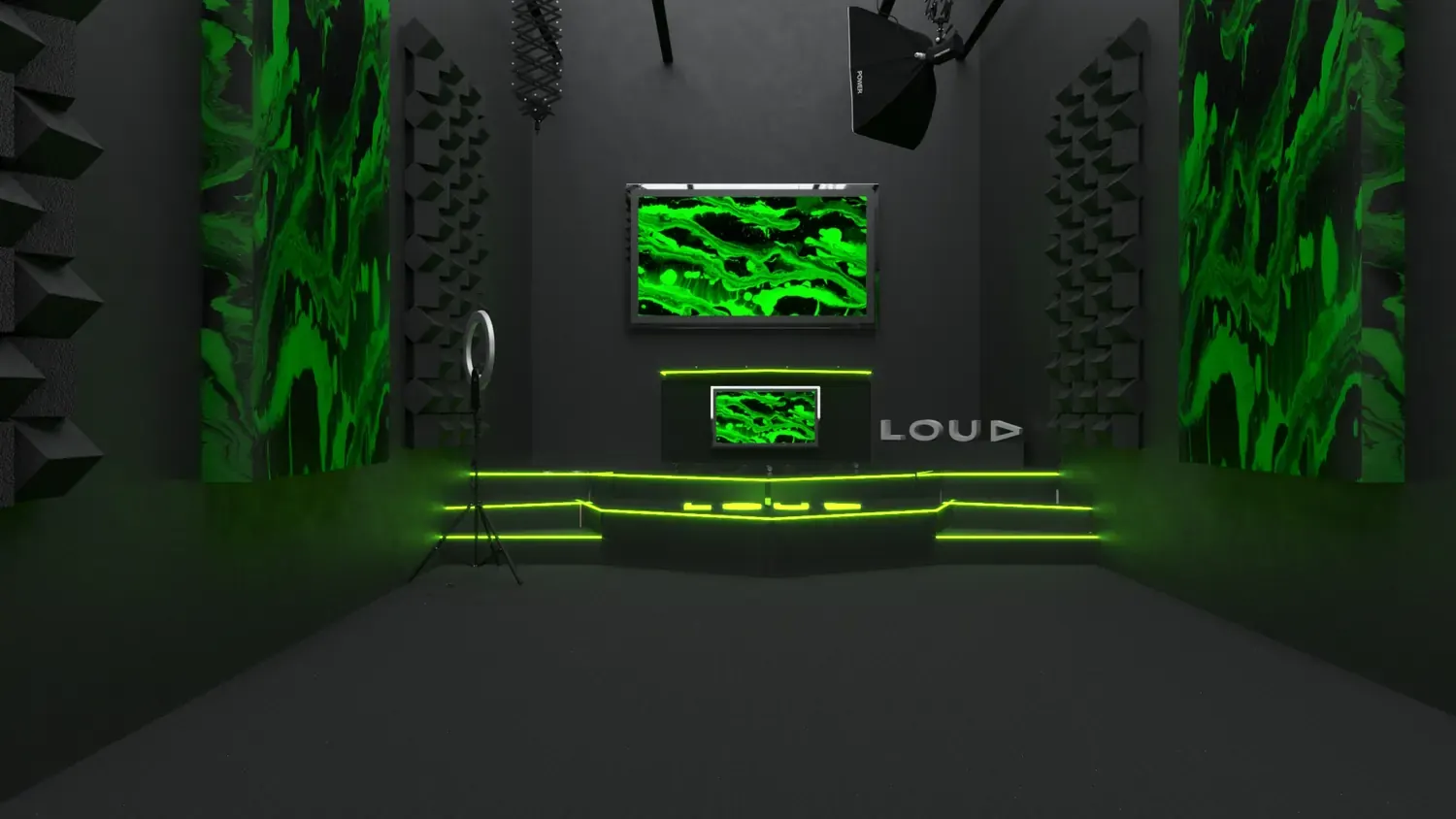 Estúdio LOUD: selva digital para transmissão gamer - imagem 5