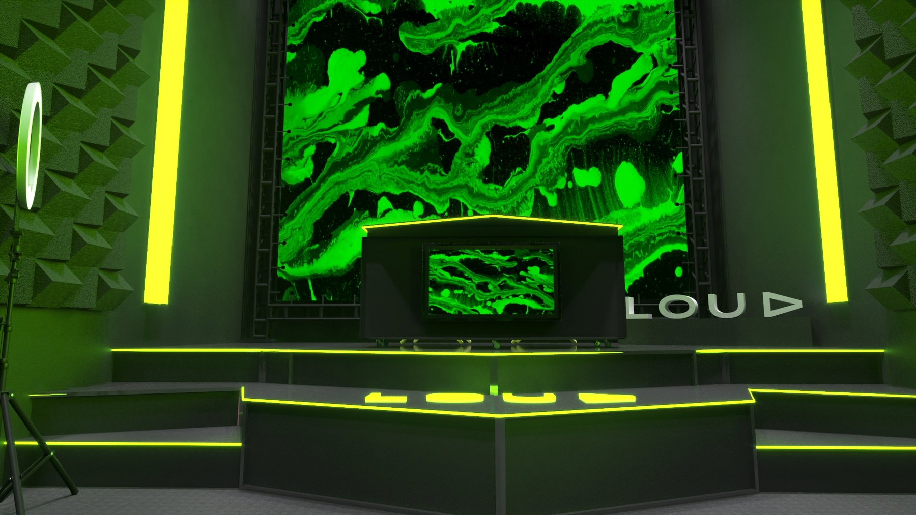 Estúdio LOUD: selva digital para transmissão gamer - imagem 7