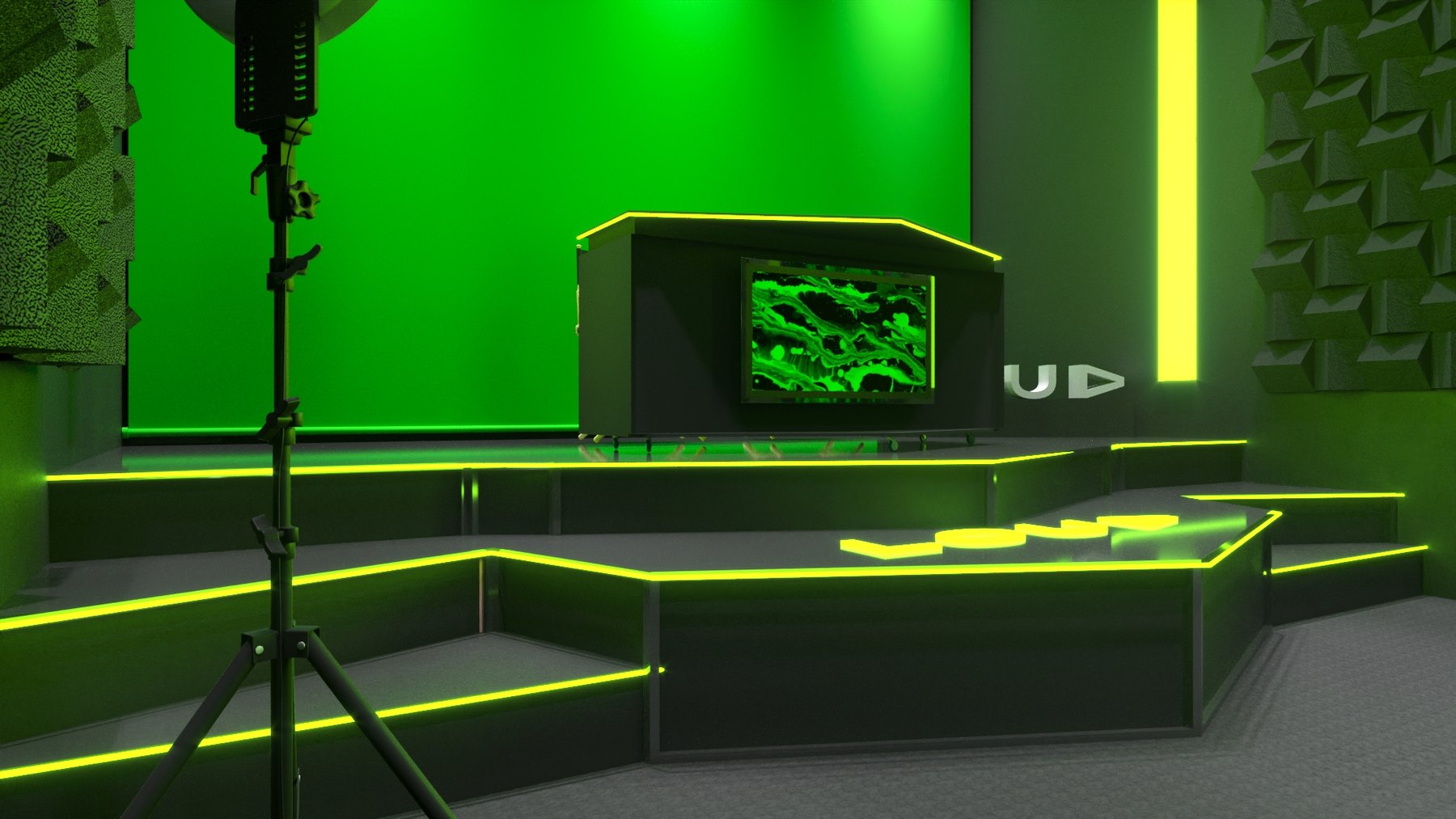 Estúdio LOUD: selva digital para transmissão gamer - imagem 9