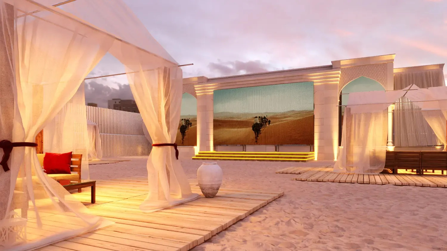 Meta: hospitalidade de praia para uma marca de conexão - imagem 1