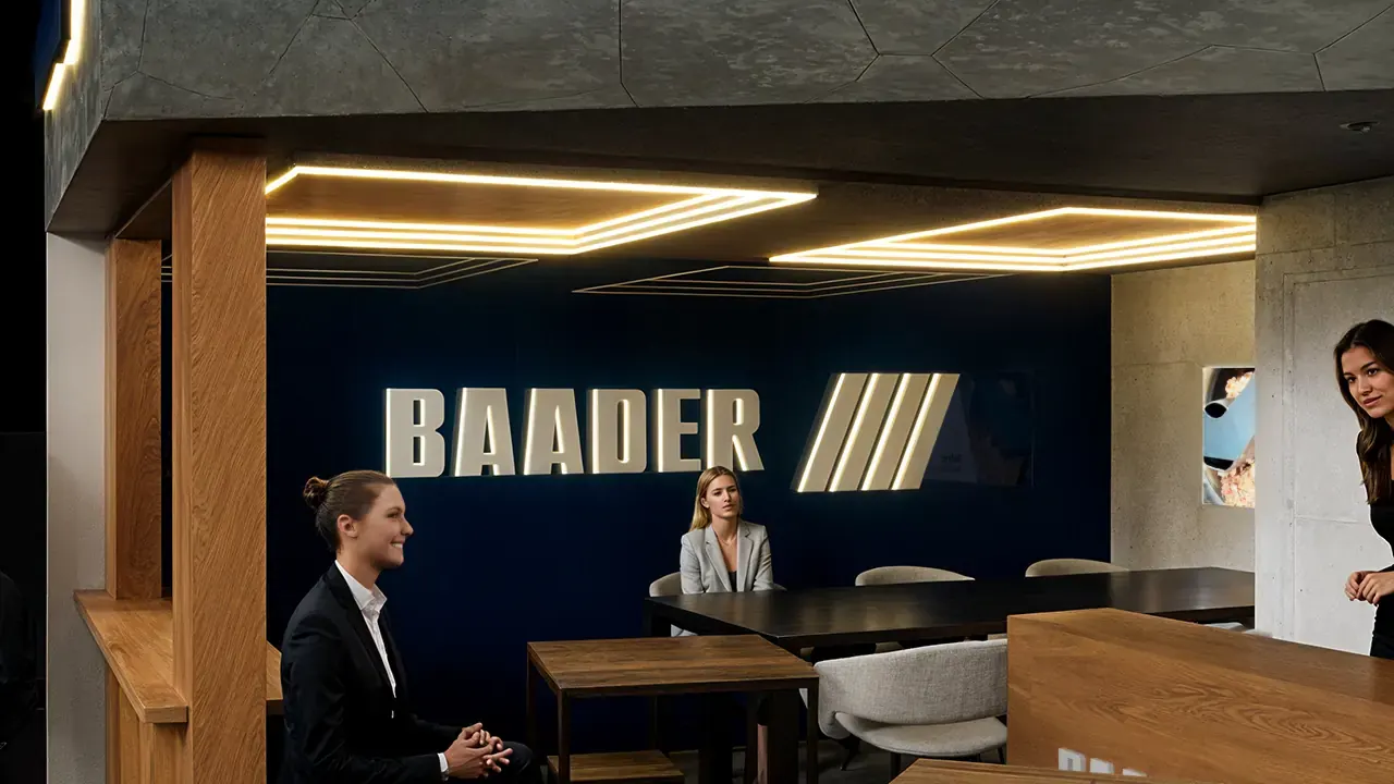 Baader: tecnologia de alimentos com acabamento de lounge executivo