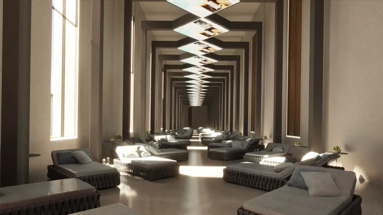 TAG Latam Summit Mexico: lounge internacional em corredor de luz - imagem 1