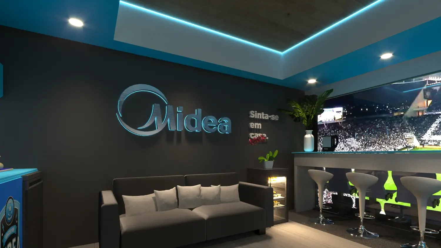 Midea: casa tecnológica em showroom de clima controlado - imagem 2