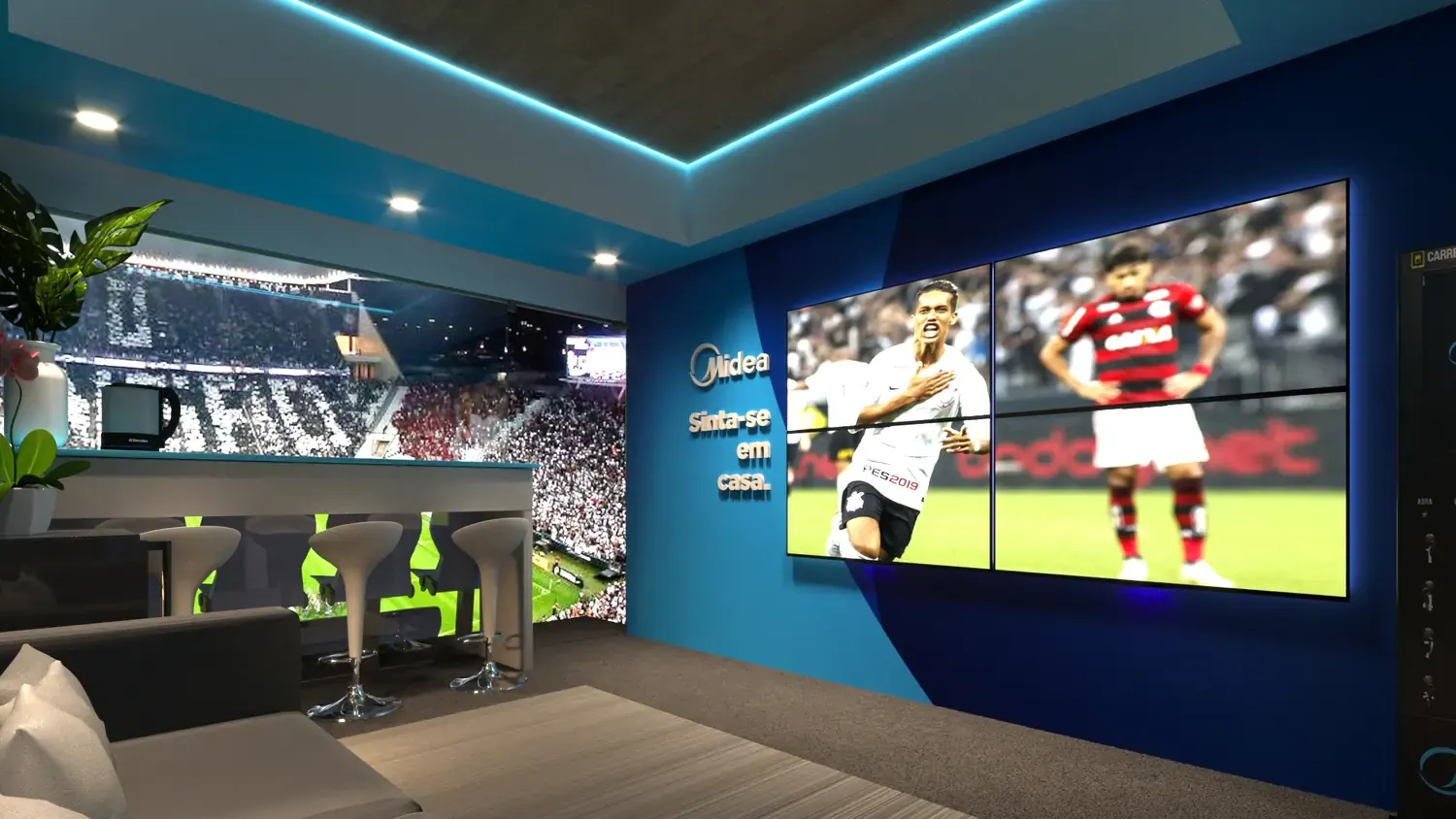 Midea: casa tecnológica em showroom de clima controlado - imagem 3