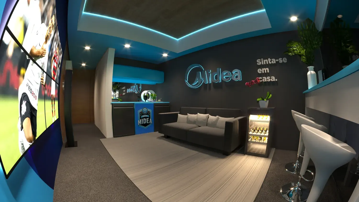 Midea: casa tecnológica em showroom de clima controlado - imagem 5