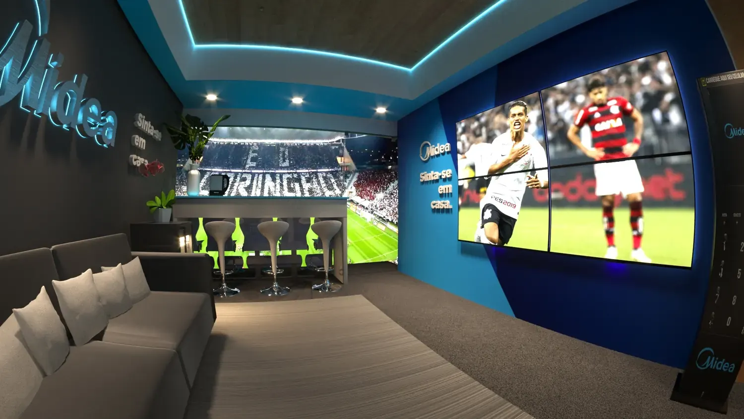 Midea: casa tecnológica em showroom de clima controlado - imagem 6