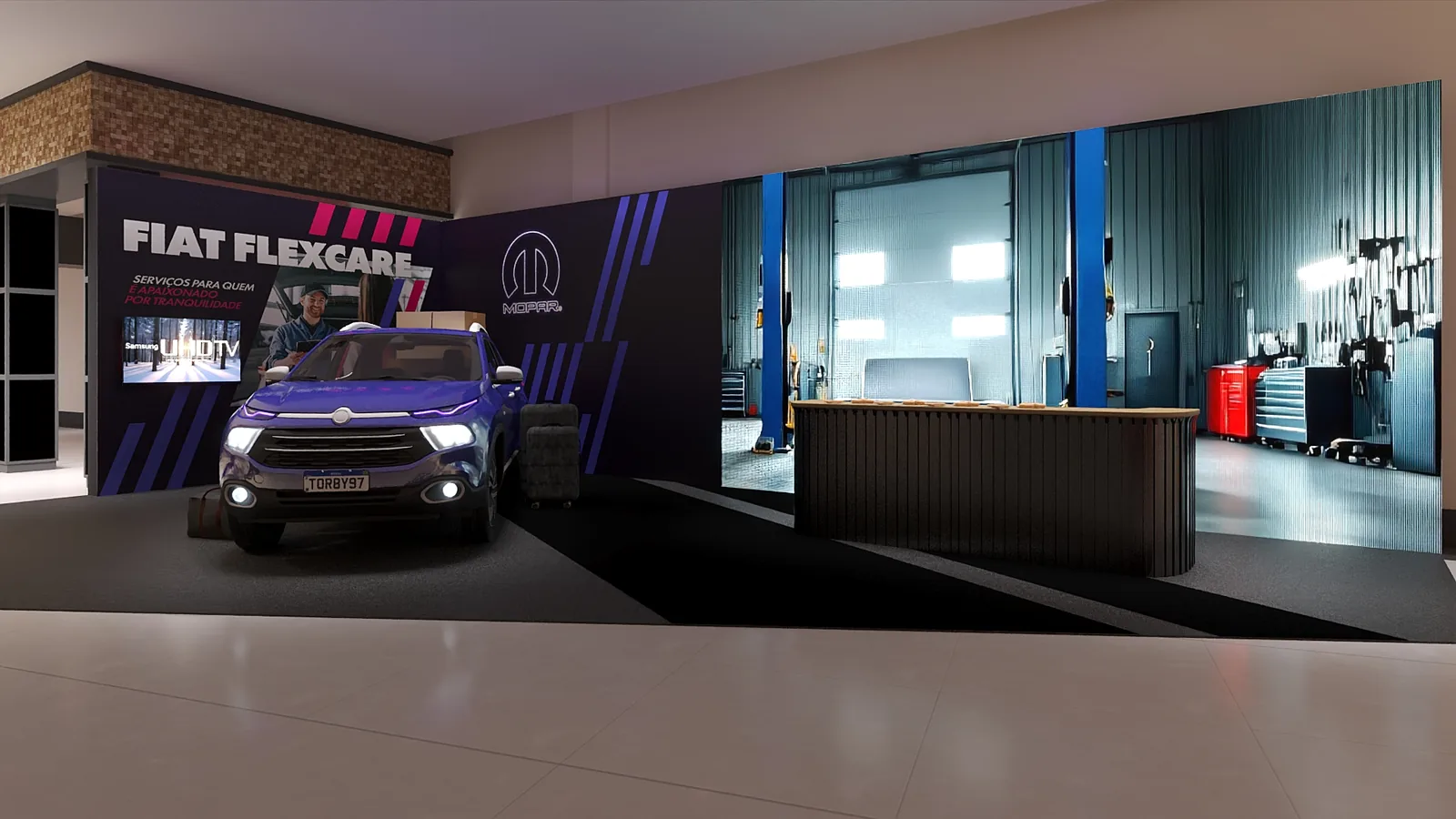 Lançamento Fiat Toro: projeto visual para transformar espaço em argumento - imagem 3