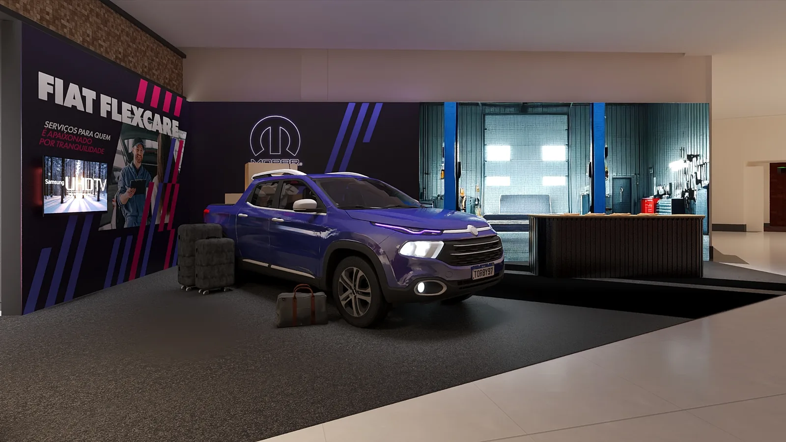 Lançamento Fiat Toro: projeto visual para transformar espaço em argumento - imagem 4