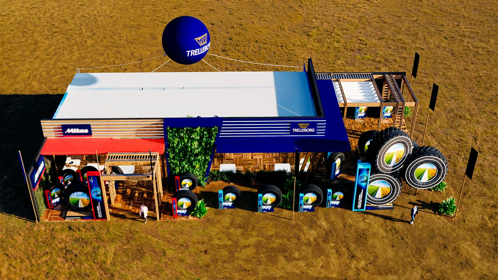 Agrishow Trelleborg mitas: um projeto para tirar a ideia do slide e colocar em cena