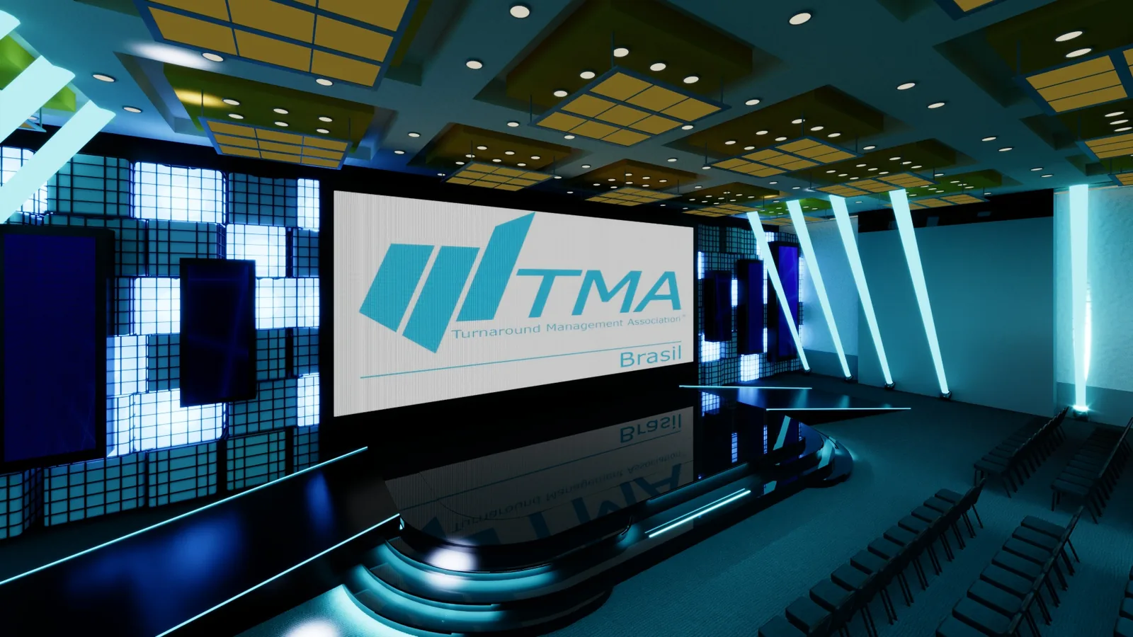 Palco TMA com a Cast Cenografia: projeto para fazer a proposta ganhar corpo - imagem 3