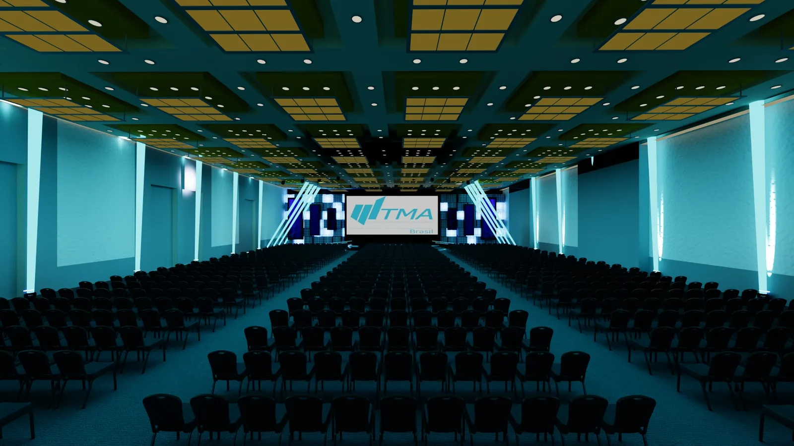 Palco TMA com a Cast Cenografia: projeto para fazer a proposta ganhar corpo - imagem 5