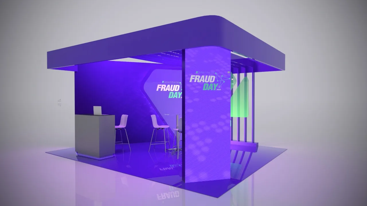 15 JOB1098 FRAUD DAY 3D: experiência espacial com leitura premium e foco comercial - imagem 3