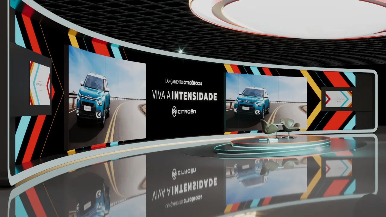Stelantis Citroen: projeto cenográfico com presença, ritmo e clareza comercial - imagem 3