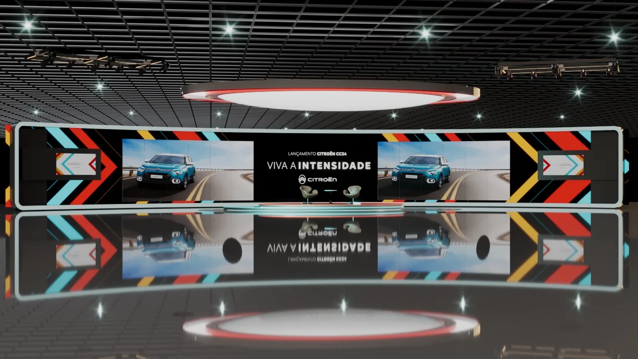 Stelantis Citroen: projeto cenográfico com presença, ritmo e clareza comercial - imagem 4