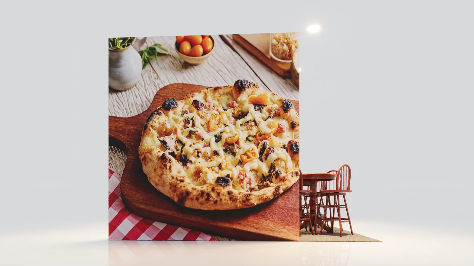 Catupiry Pizza Atacadão: experiência espacial com leitura premium e foco comercial - imagem 5