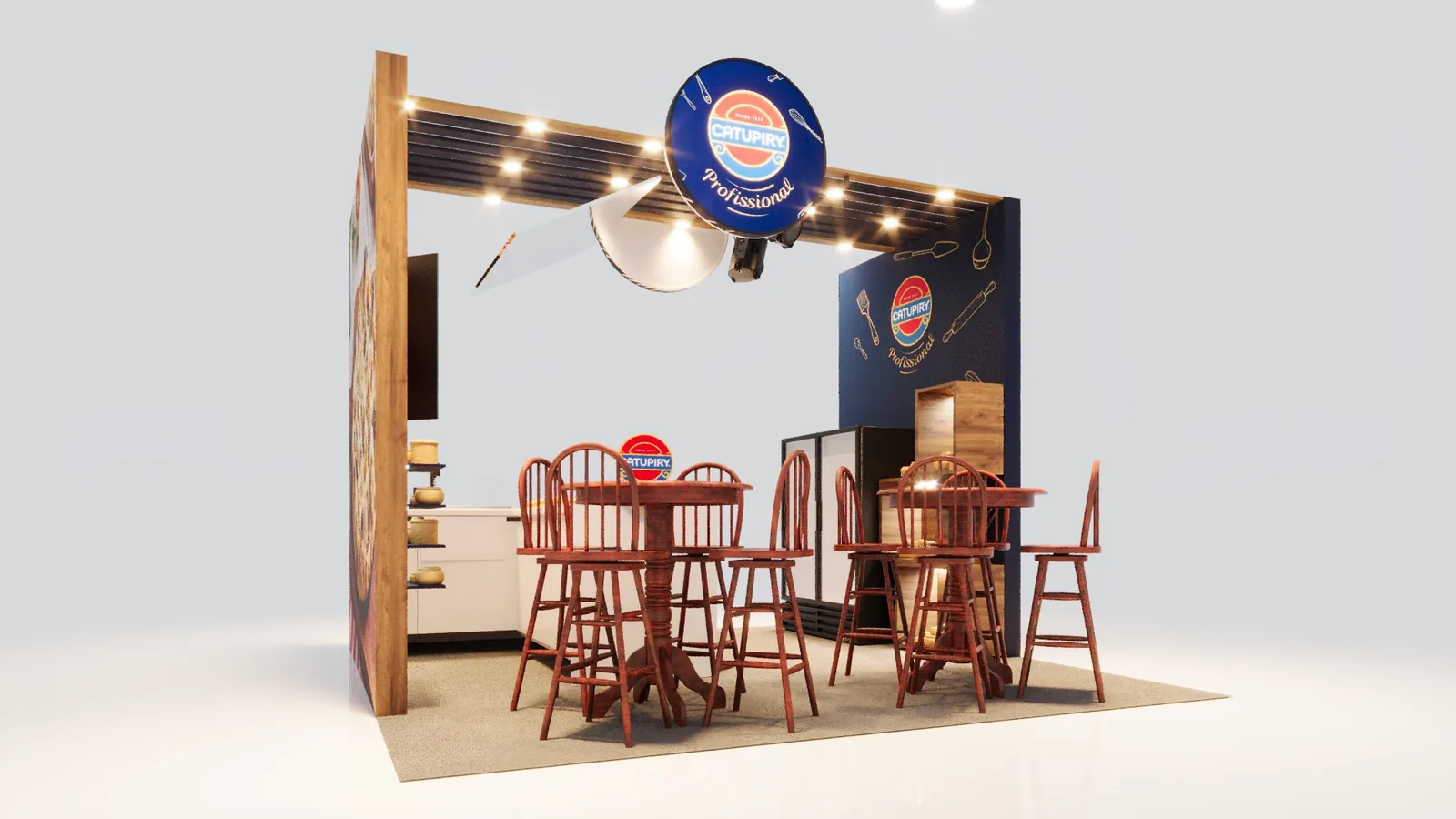 Catupiry Pizza Atacadão: experiência espacial com leitura premium e foco comercial - imagem 6