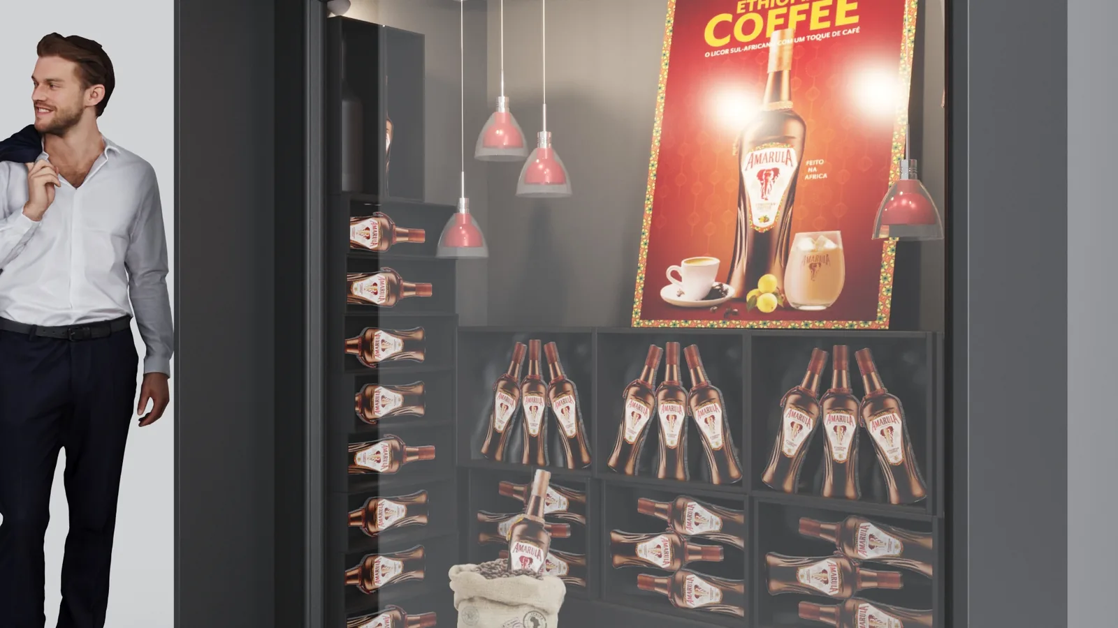 Vitrine Amarulla: projeto visual para transformar espaço em argumento - imagem 3