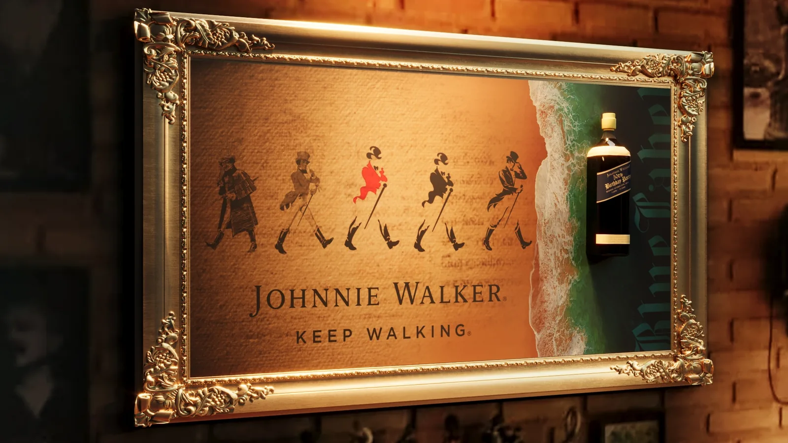 TM JW blue Lable Belle Epoque: um projeto para tirar a ideia do slide e colocar em cena - imagem 1