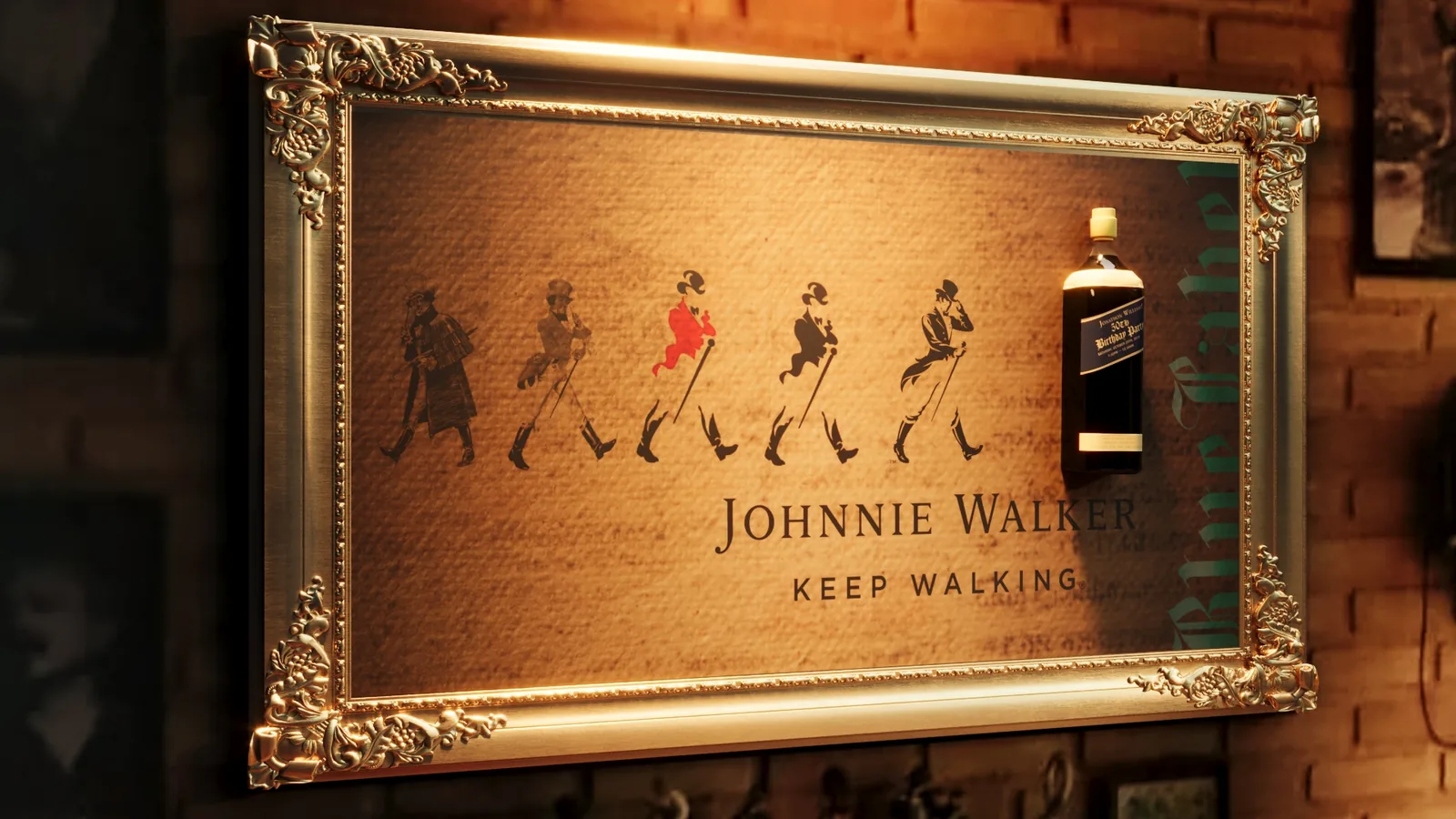 TM JW blue Lable Belle Epoque: um projeto para tirar a ideia do slide e colocar em cena - imagem 4
