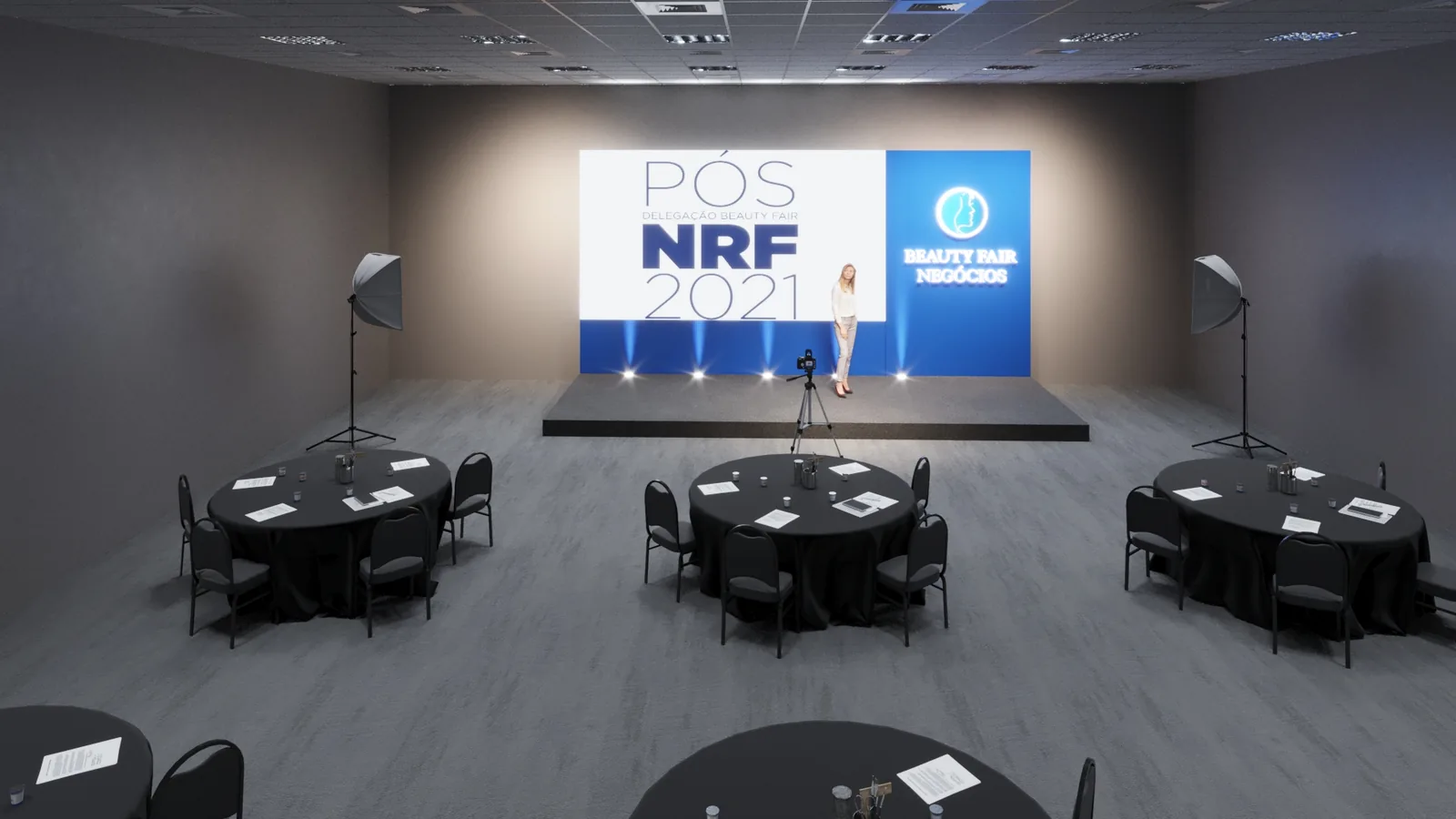 Beauty Fair Negocios com a Afinal Cenografia: projeto para fazer a proposta ganhar corpo - imagem 4