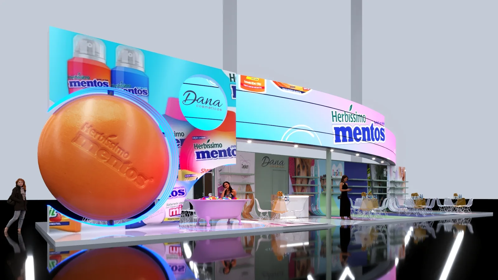 Dana Beauty Fair 2023: cenografia que organiza marca, público e experiência - imagem 2