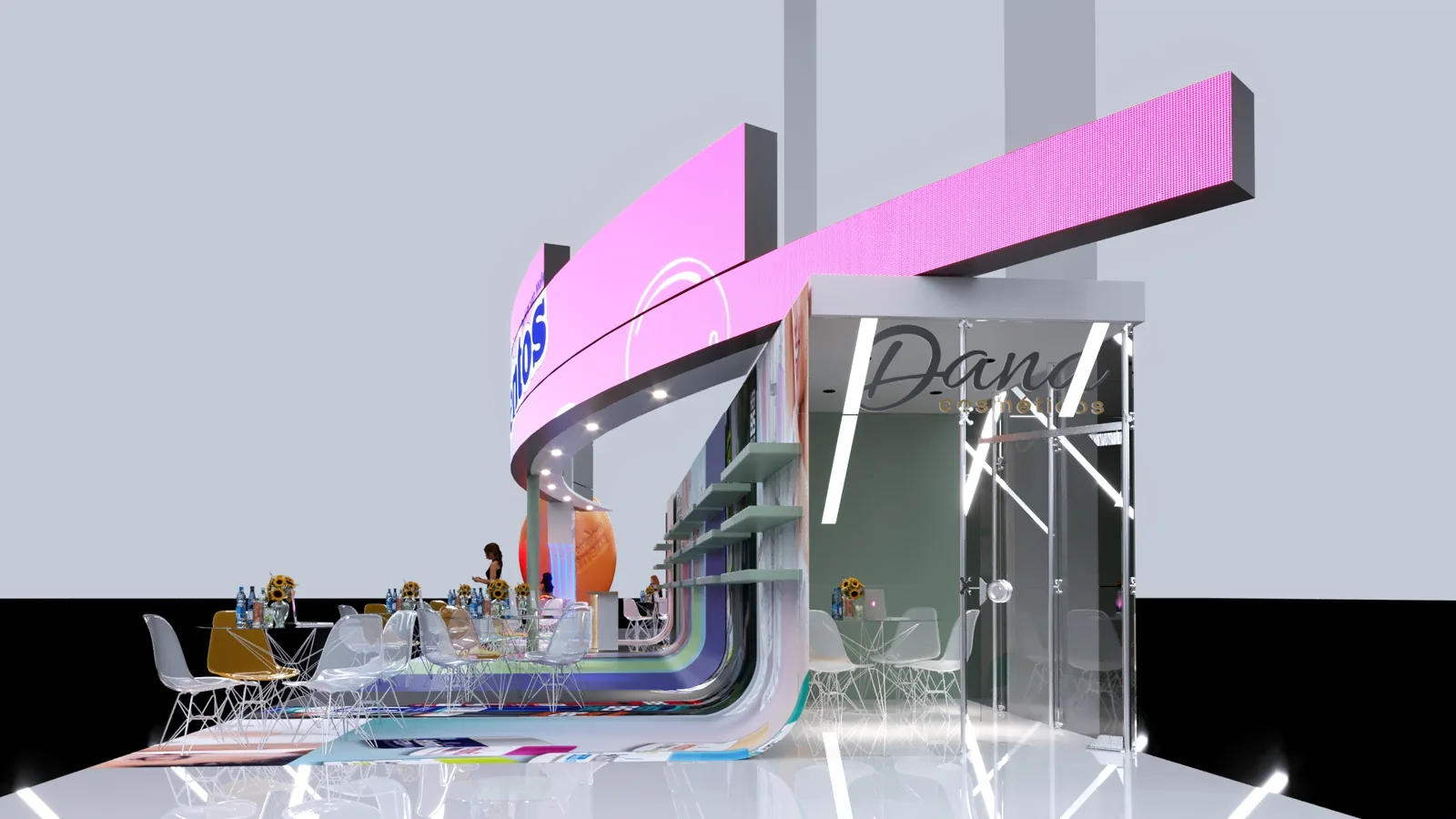 Dana Beauty Fair 2023: cenografia que organiza marca, público e experiência - imagem 3