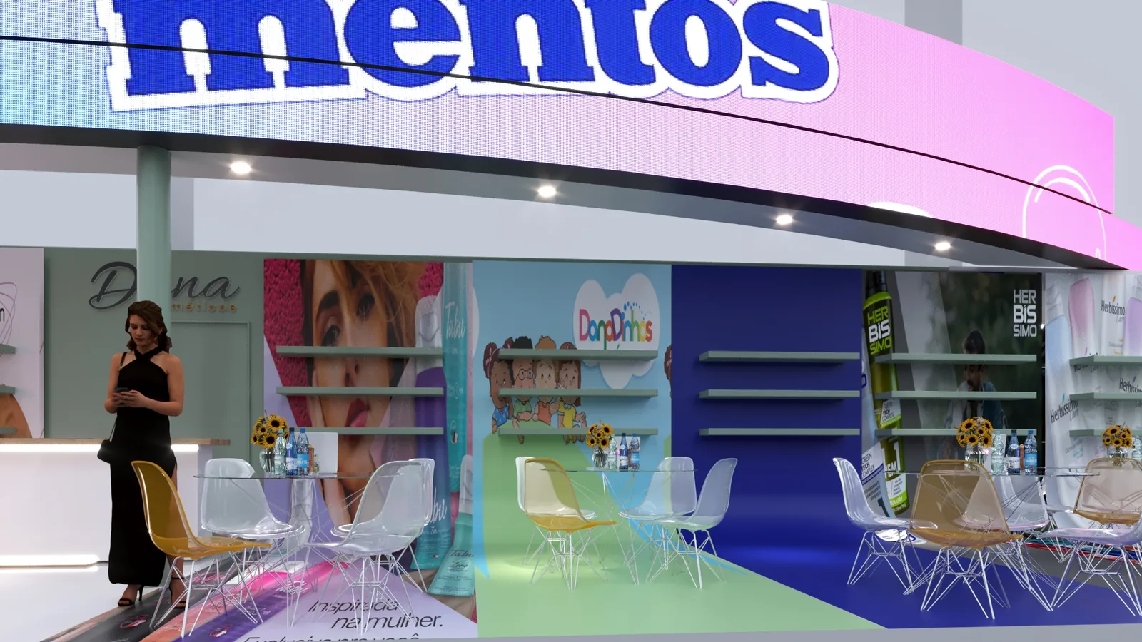 Dana Beauty Fair 2023: cenografia que organiza marca, público e experiência - imagem 6