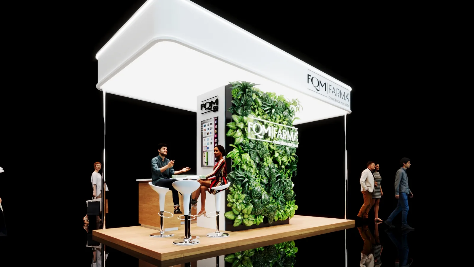 FQM: experiência espacial com leitura premium e foco comercial