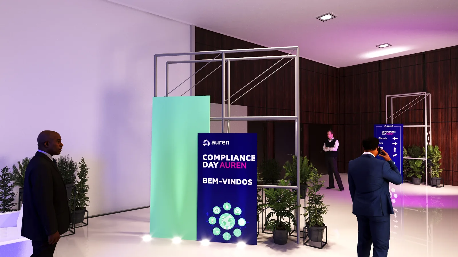 Auren Complience Day: cenografia que organiza marca, público e experiência - imagem 2