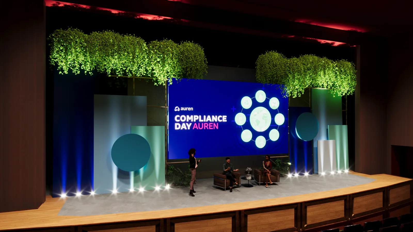 Auren Complience Day: cenografia que organiza marca, público e experiência - imagem 5