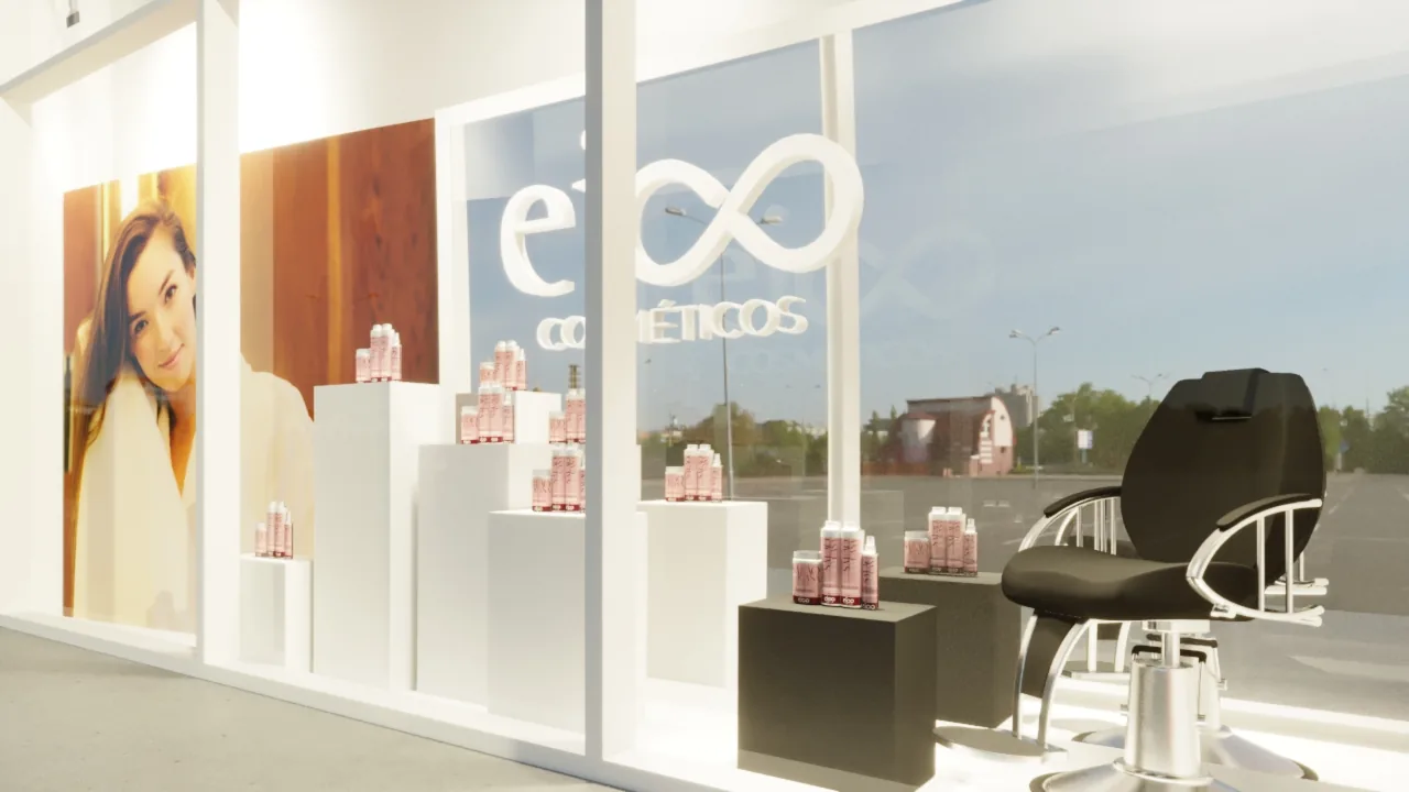 Vitrine Eico Ikezaki: projeto cenográfico com presença, ritmo e clareza comercial