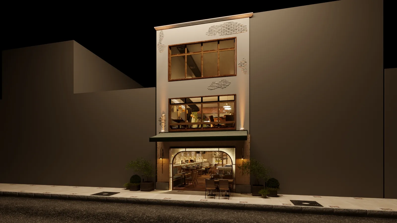 Restaurante Vila Boim: um projeto para tirar a ideia do slide e colocar em cena - imagem 2