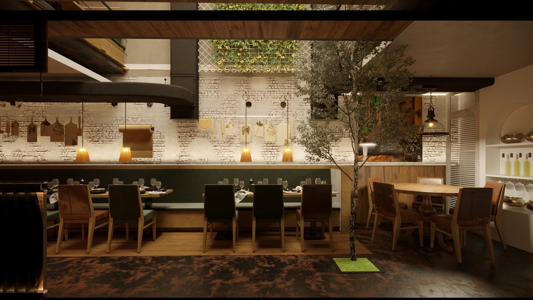 Restaurante Vila Boim: um projeto para tirar a ideia do slide e colocar em cena - imagem 15