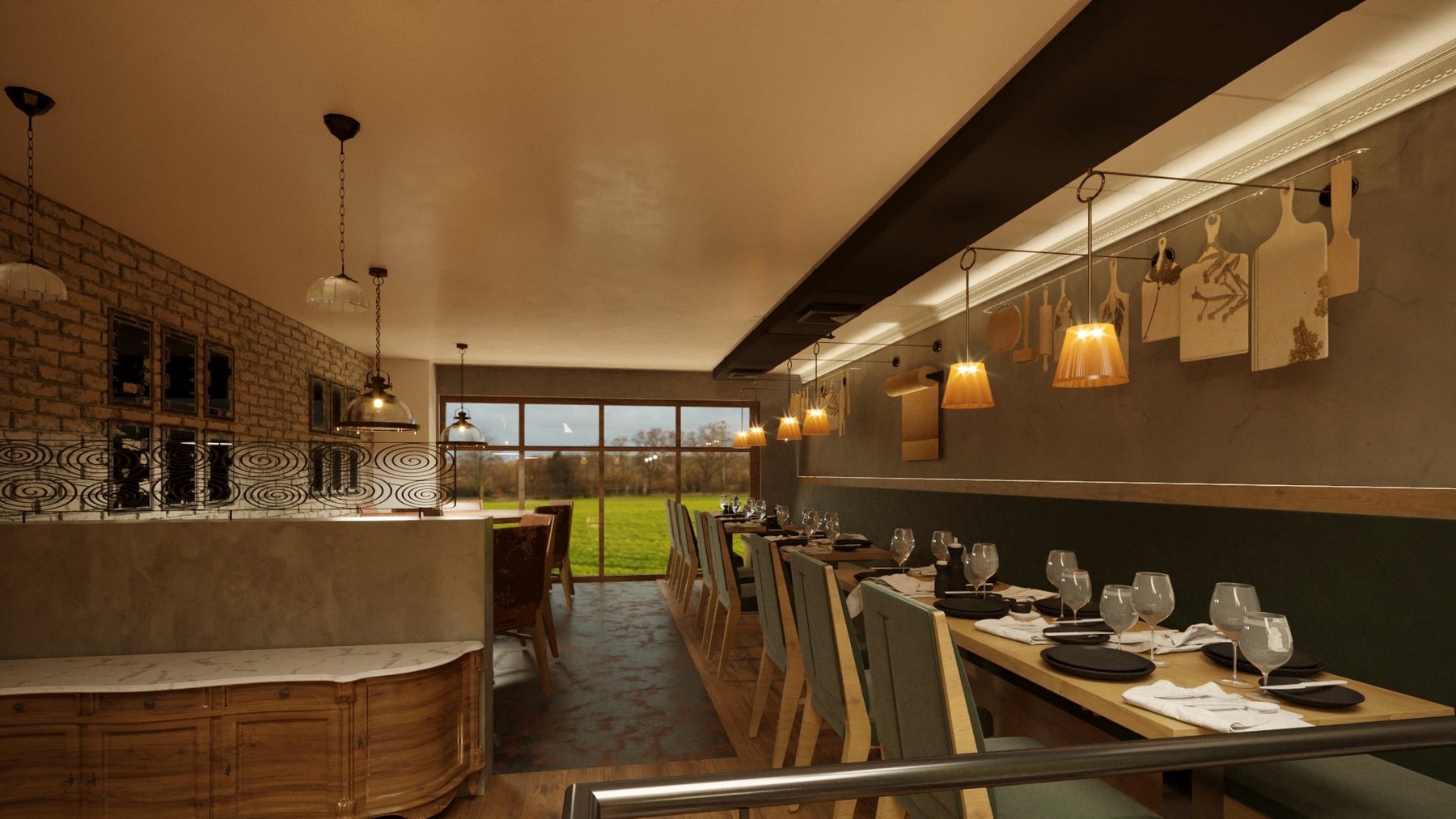 Restaurante Vila Boim: um projeto para tirar a ideia do slide e colocar em cena - imagem 18