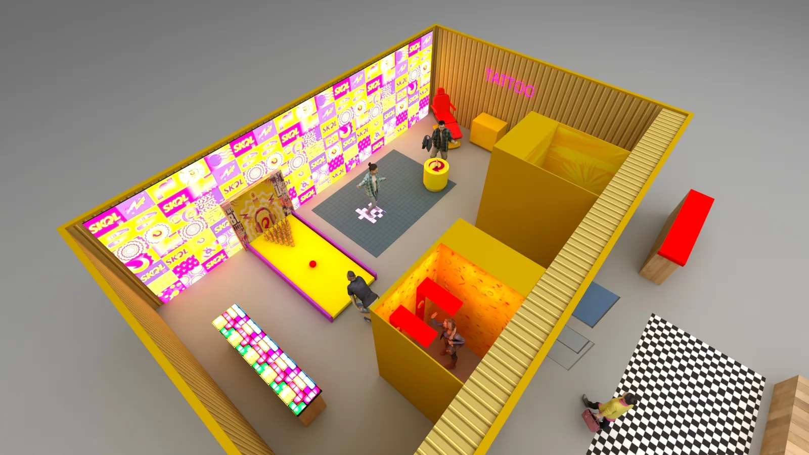 Container Skol: projeto visual para transformar espaço em argumento