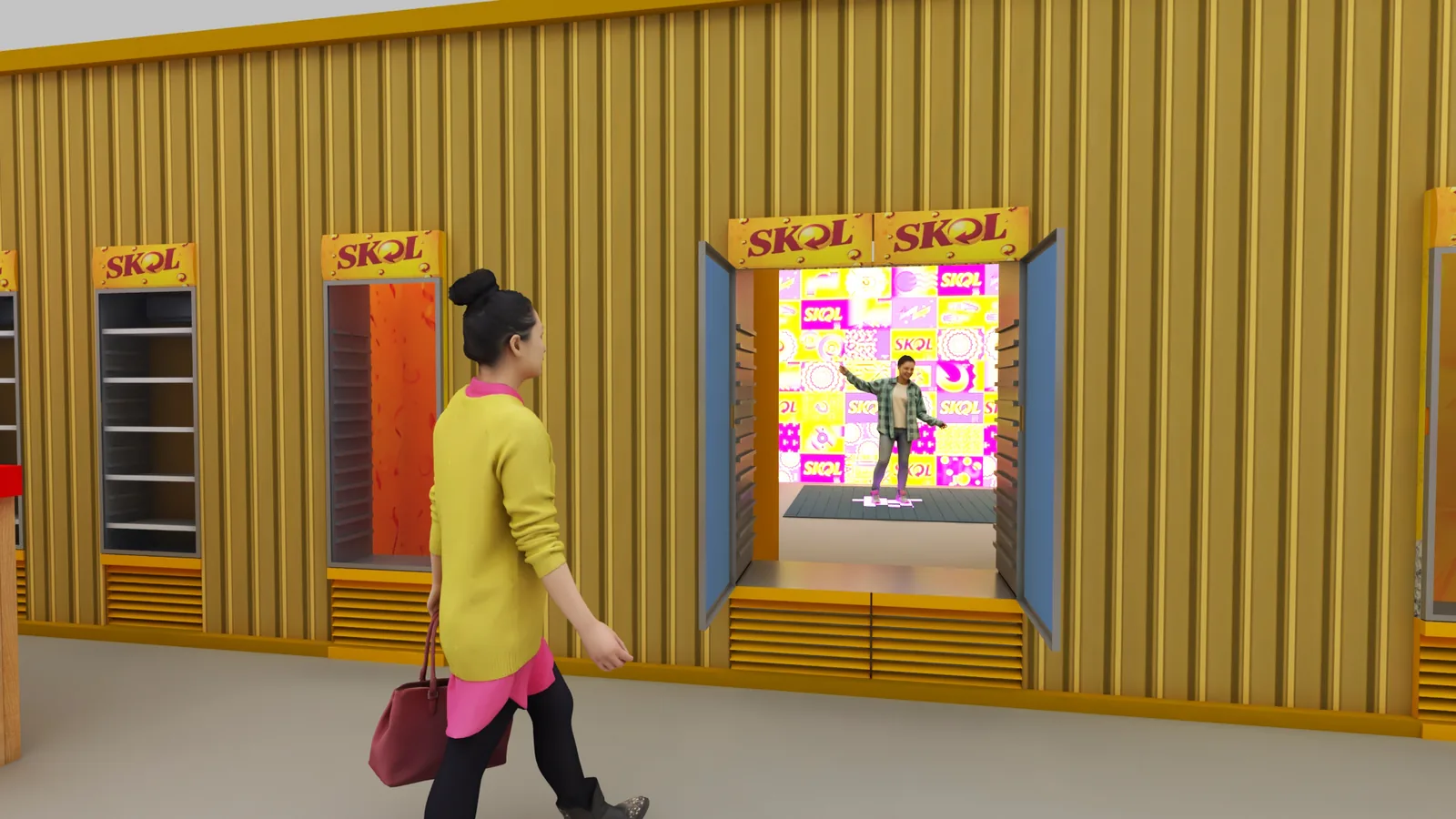Container Skol: projeto visual para transformar espaço em argumento - imagem 4