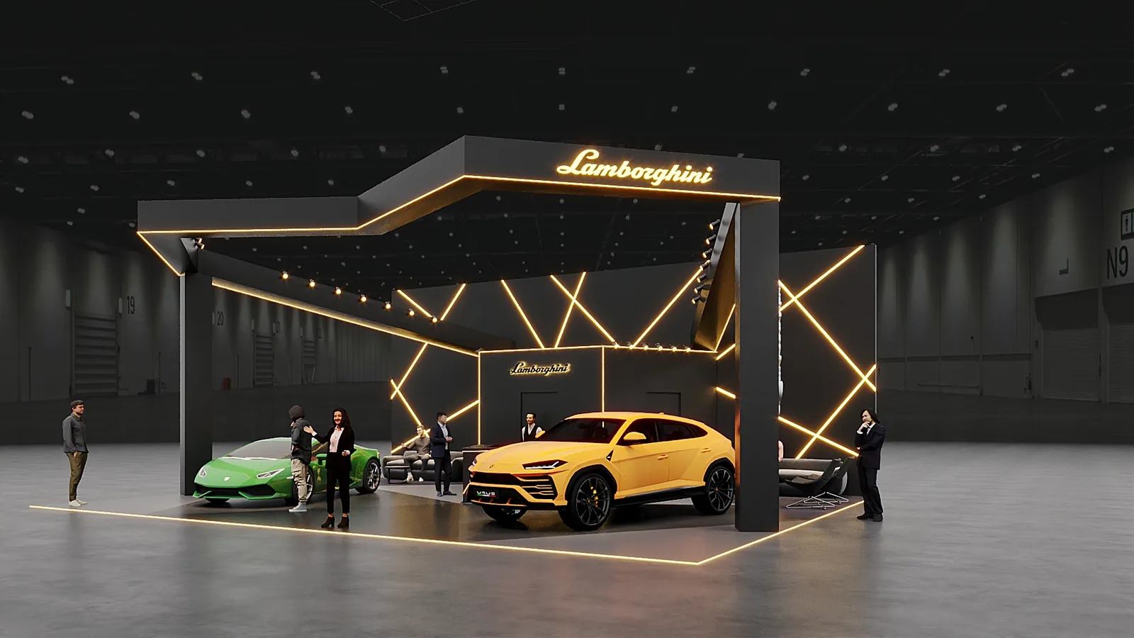 Lamborghini Salão do Automovel: projeto visual para transformar espaço em argumento - imagem 6