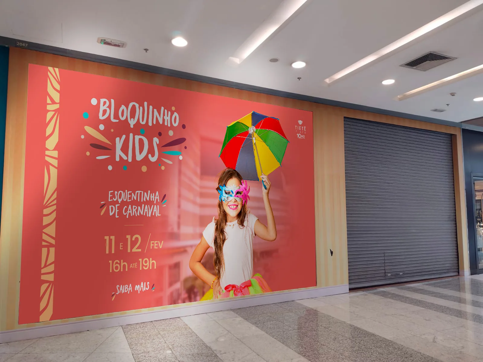 Carnaval Shopping Tiete: imagem 3D e narrativa para defender melhor a ideia - imagem 1