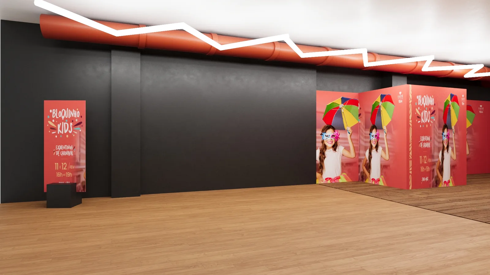 Carnaval Shopping Tiete: imagem 3D e narrativa para defender melhor a ideia - imagem 2