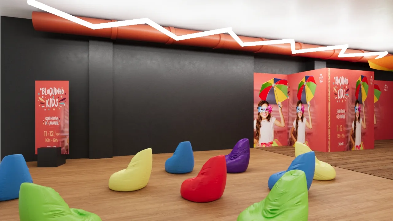 Carnaval Shopping Tiete: imagem 3D e narrativa para defender melhor a ideia - imagem 4