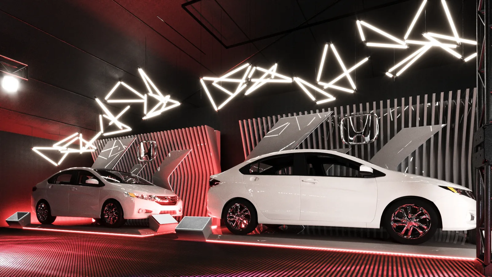09 HondaReview v02: projeto cenográfico com presença, ritmo e clareza comercial - imagem 1
