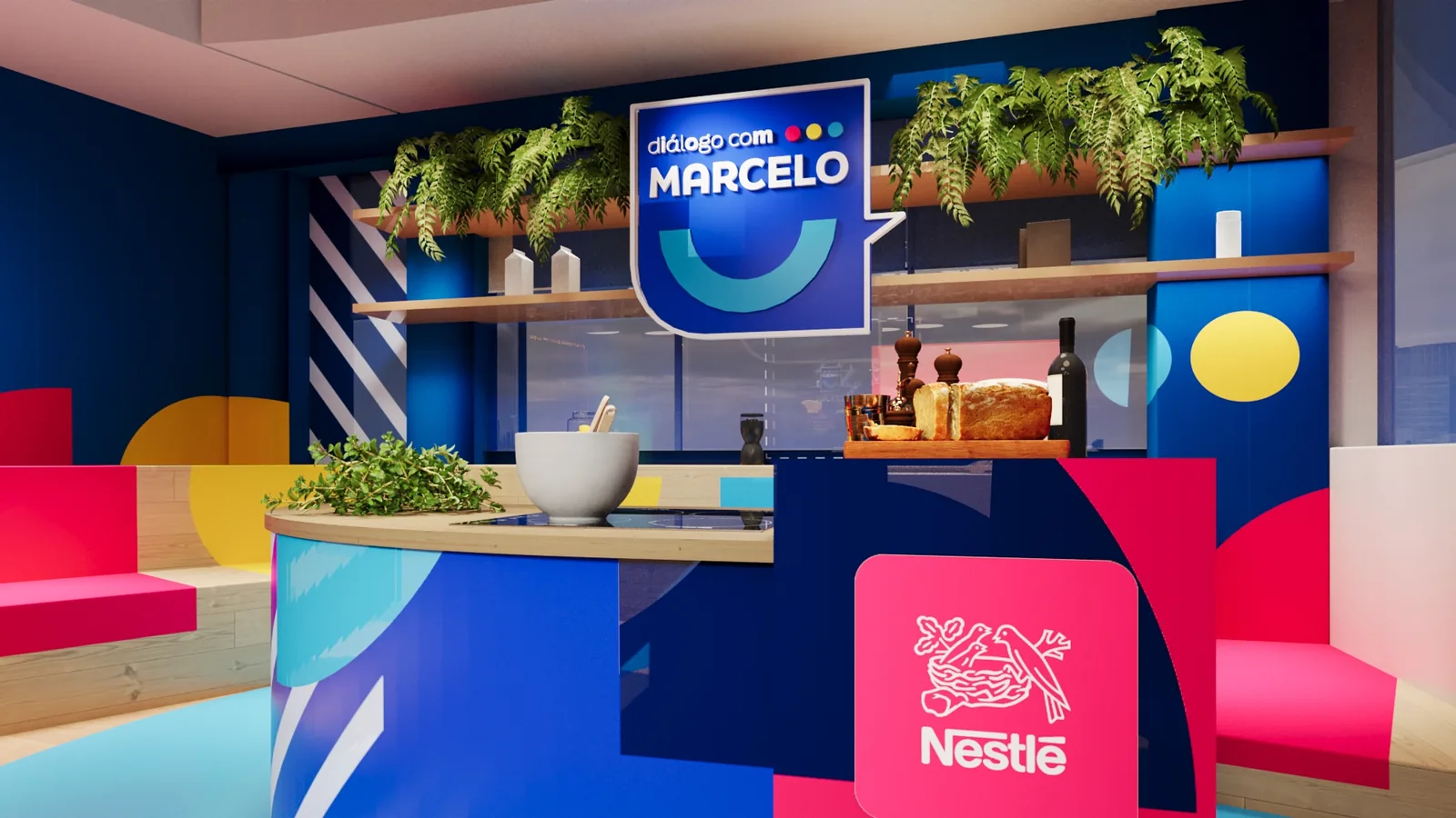 65 FEE 1370 Nestlé DIALOGO COM MARCELO: projeto visual para transformar espaço em argumento - imagem 2