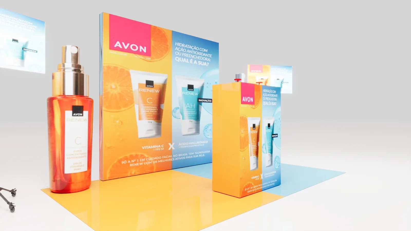 Avon Renew: experiência espacial com leitura premium e foco comercial - imagem 2