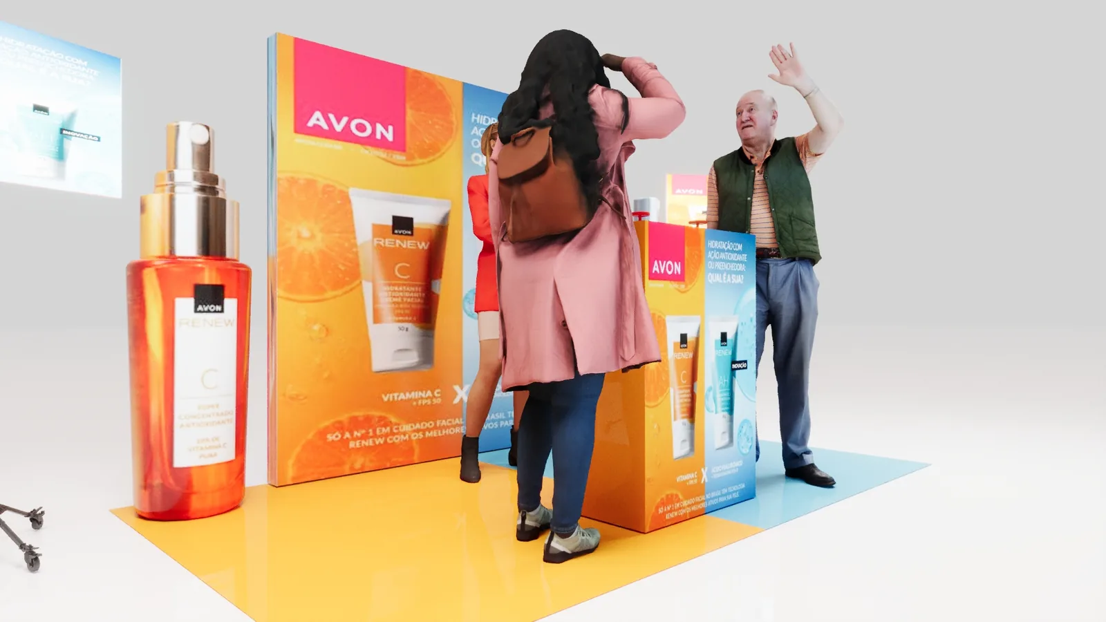 Avon Renew: experiência espacial com leitura premium e foco comercial - imagem 3