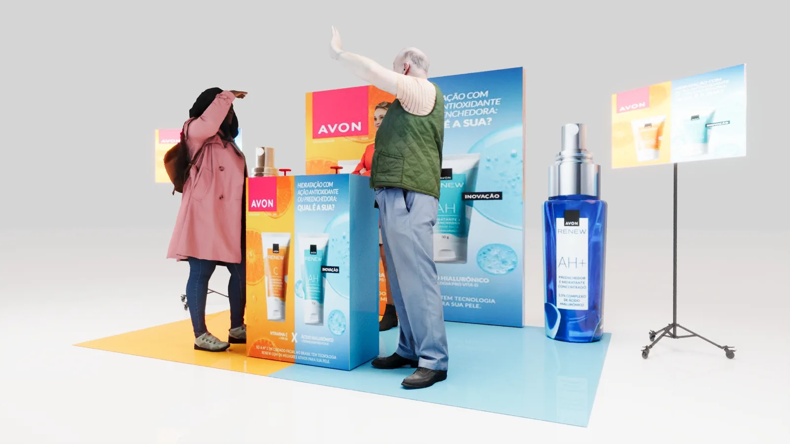 Avon Renew: experiência espacial com leitura premium e foco comercial - imagem 4