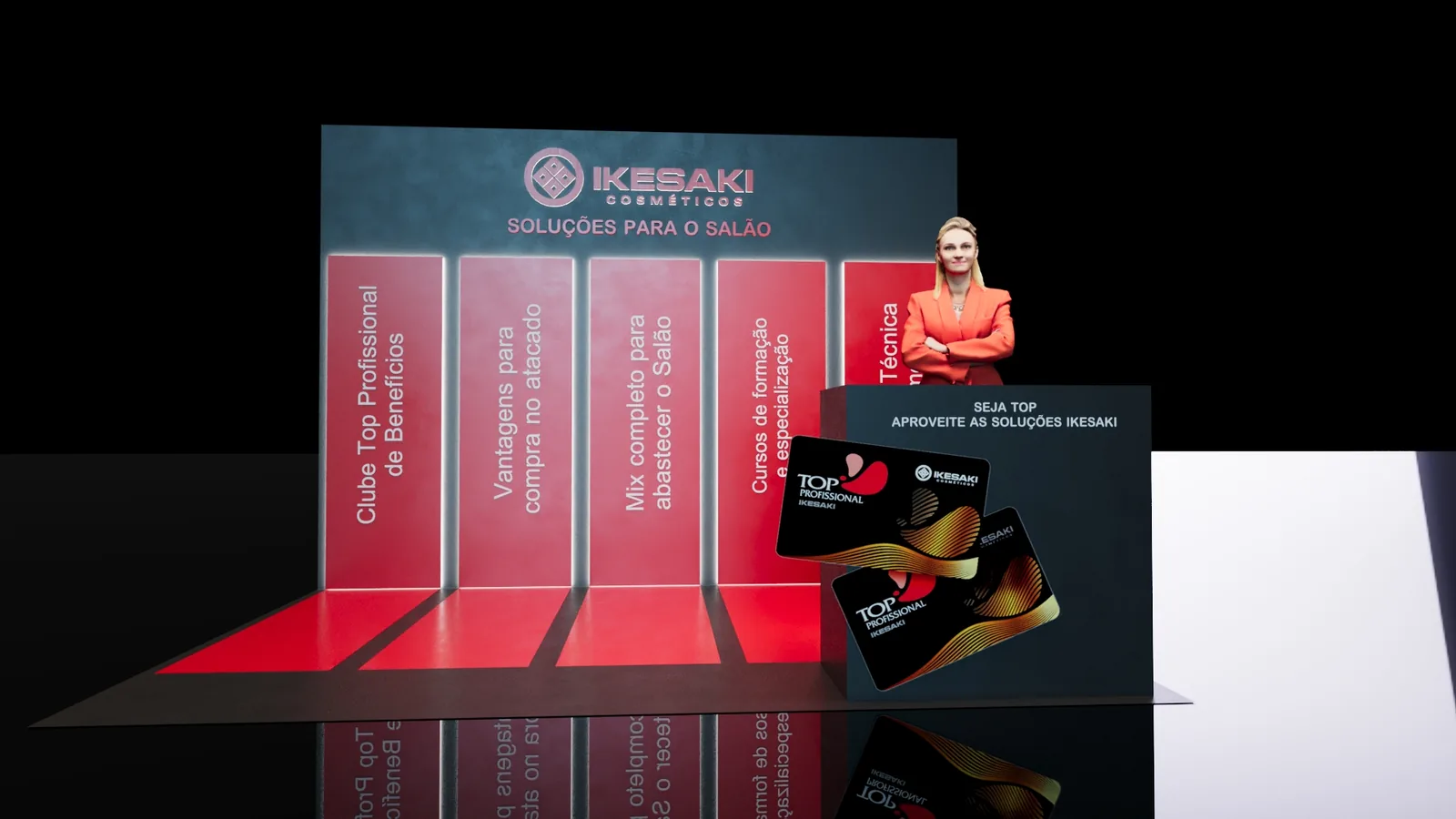 Ikezaki Soluções com a Afinal Cenografia: projeto para fazer a proposta ganhar corpo - imagem 3