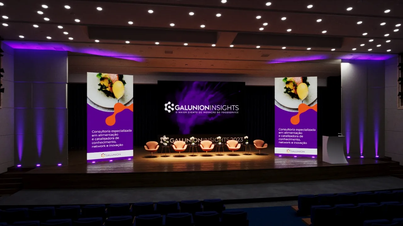 Auditorio 1: projeto cenográfico com presença, ritmo e clareza comercial - imagem 2
