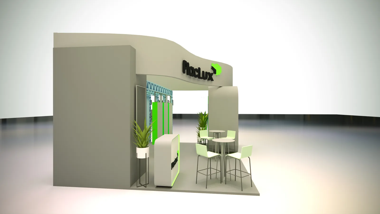 PLACLUX: projeto cenográfico com presença, ritmo e clareza comercial - imagem 2
